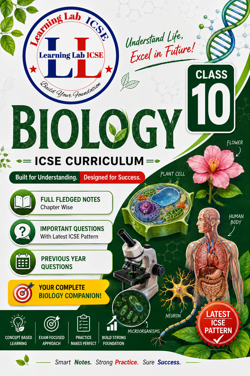 ICSE Class 10 Biology — Complete Study & Practice Book