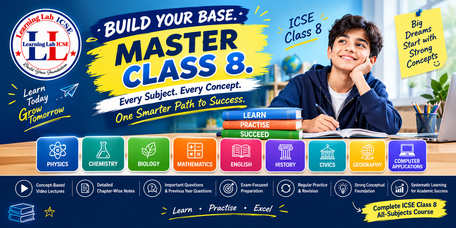 ICSE Class 8 — Complete All-Subjects Course