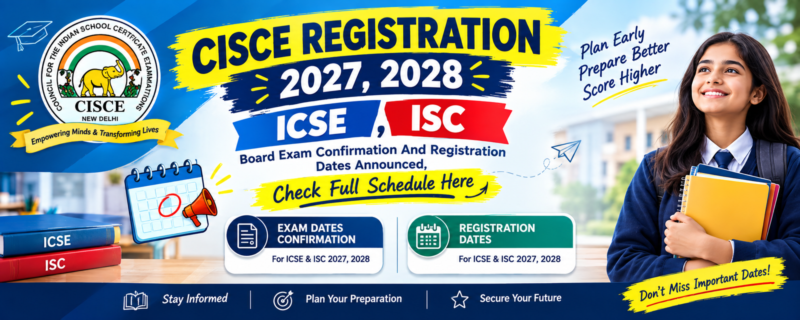 CISCE Registration 2027, 2028: ICSE, ISC Board Exam Confirmation And Registration Dates Announced, Check Full Schedule Here